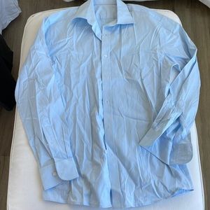 Mens blue dress shirt